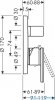 Hansgrohe Axor Citterio Jednouchwytowa bateria wannowa montaż podtynkowy 39455000